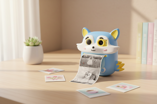 Instant Print Camera Animal Design