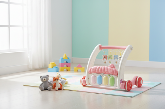 Kids Game 2-in-1 Baby Gym With Walker